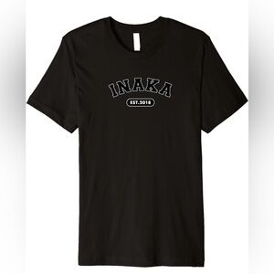 INAKA POWER GYM, T-Shirt, Men’s Large, Black, 100% Cotton